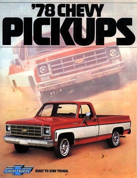1978 Chevrolet Pickups Brochure